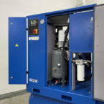 Винтовой компрессор с ременным приводом